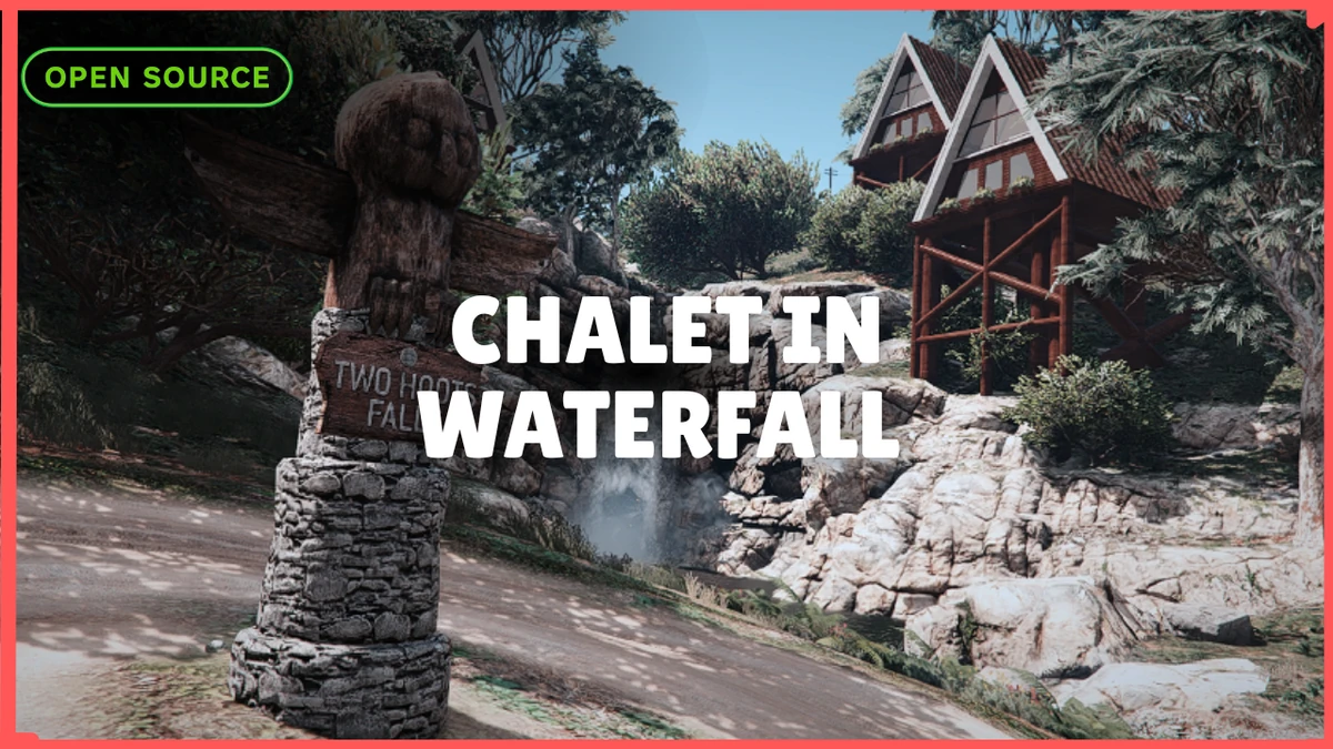 Chalet in Waterfall MLO FiveM | Luxury Mountain Retreat | Open Source